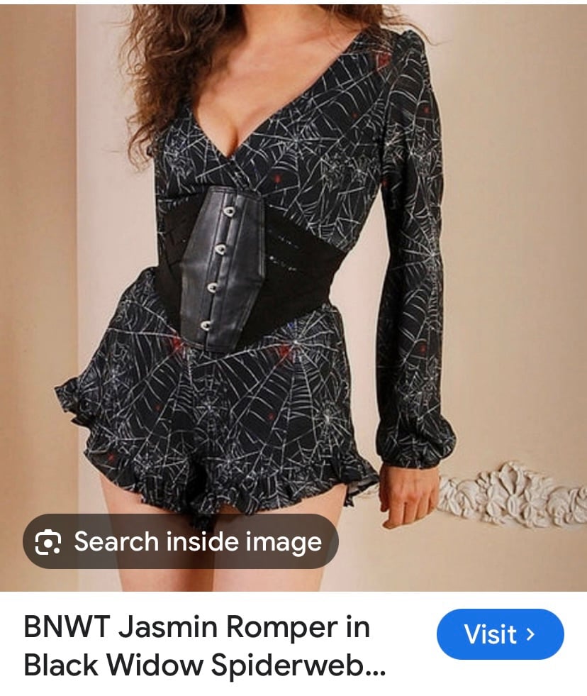 Laura Byrnes pinup couture romper