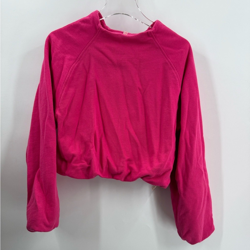Free people Live Out Loud Pullover cropped sweatshirt size xs