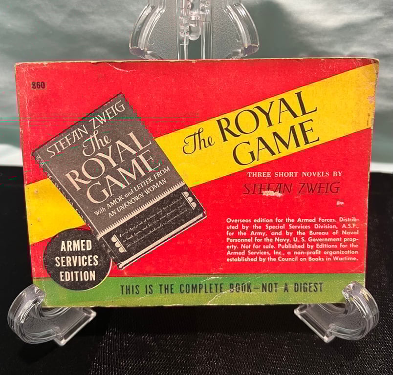 The Royal Game by Stefan Zweig - Armed Services Edition