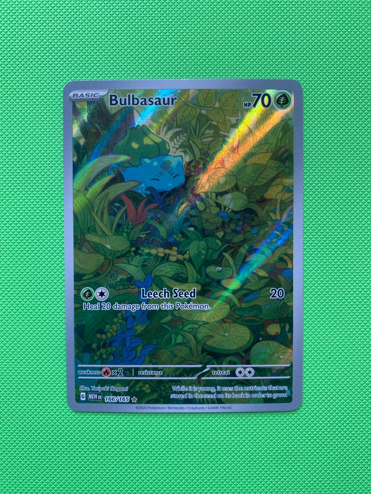 Bulbasaur 166/165 Pokemon IR scarlet & Violet 151