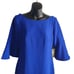 Vince Camuto Dress Women's Blue Half Sleeve Bell Cuff Crewneck Lined Sz 6 NWT