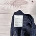 Aya Muse Womens Leggings Sz M Navy Blue Flecked Mid Rise Ribbed Knit Goth NWT