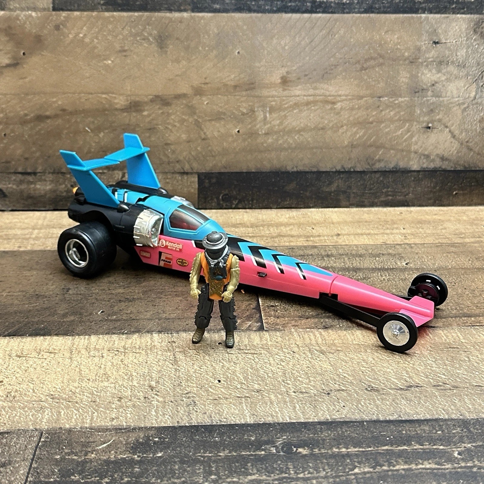Kenner MASK Afterburner Dragster Stealth Jet & Cannon Launcher With Dusty Hayes