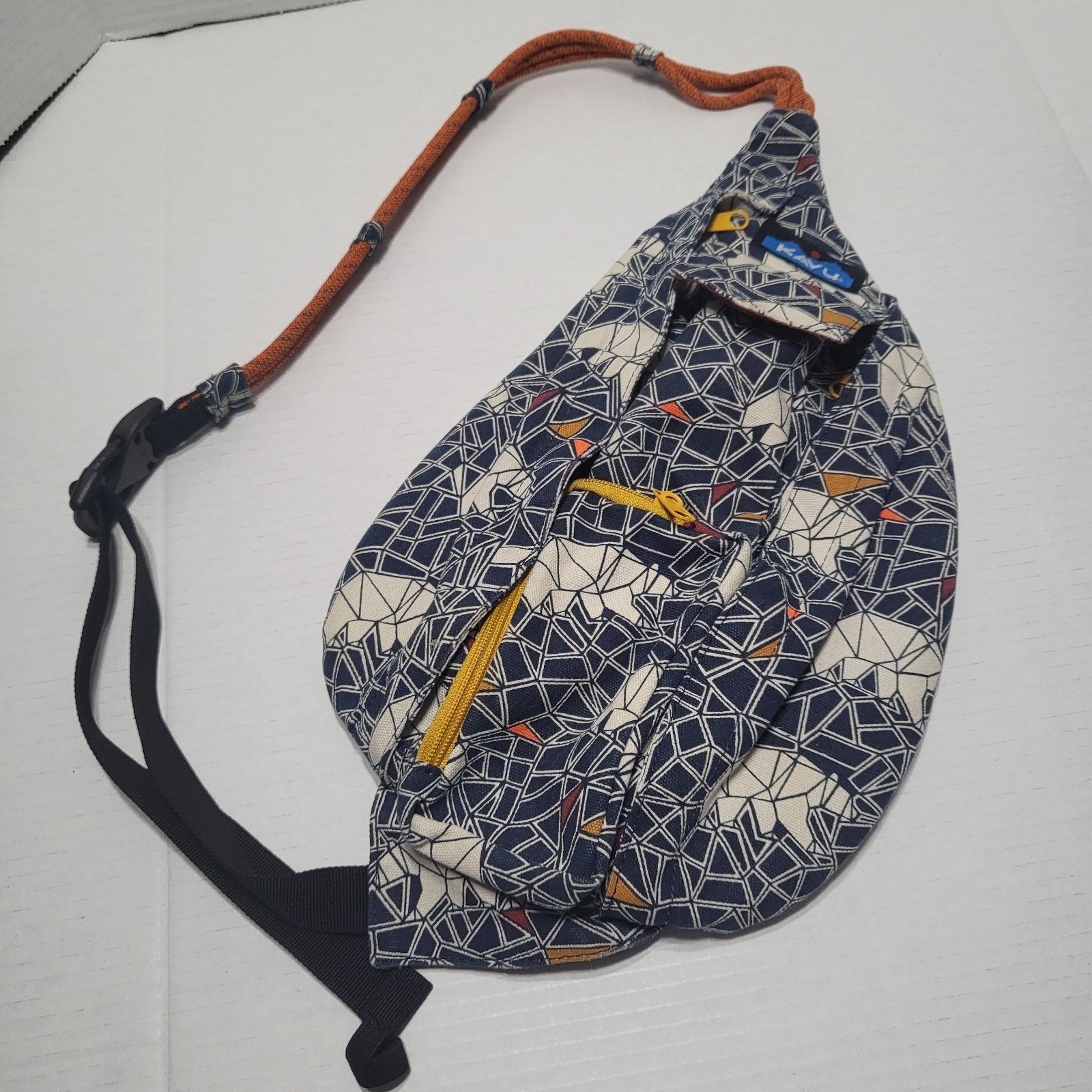 KAVU Mini Rope Bag ~ Polar Mosaic