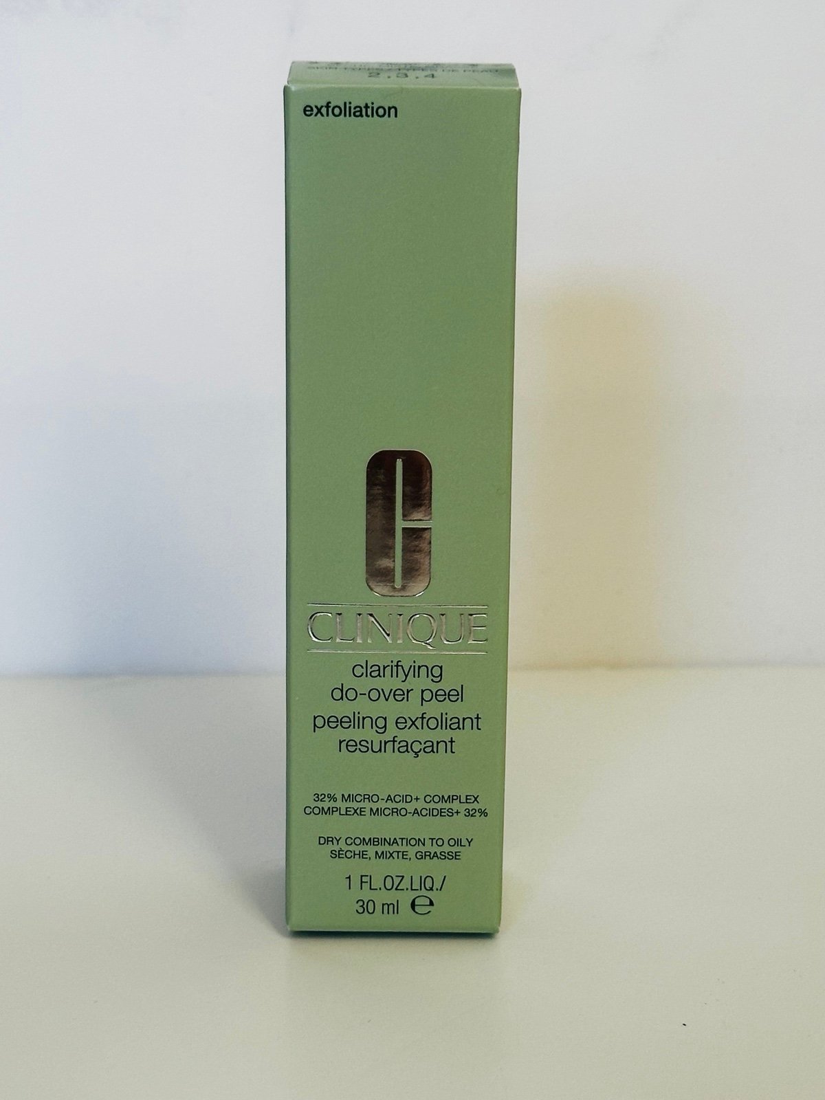CLINIQUE clarifying do-over peel peeling exfoliant resurfaçant Do-Over Peel New