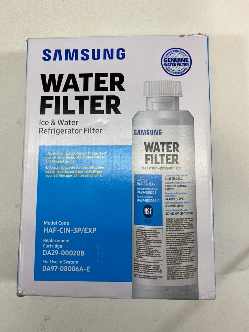 Samsung DA29-00020B HAF-CIN/EXP Refrigerator Fresh Water Filter