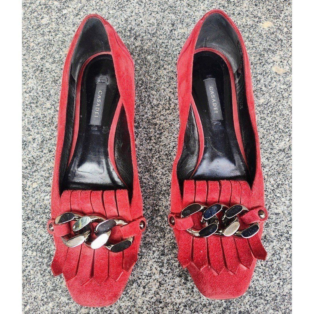 Casadei Flats Red