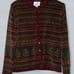 Vtg 1990 Christopher Banks Cardigan Woman M Hand Embroidered Hong Kong