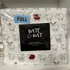 New Llama Sheep Lamb Christmas Reindeer Full Bed Sheet Set