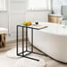 Furniture Home Décor Sofa End Table Coffee Side Table with Glass Top L2