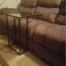 Furniture Home Décor Sofa End Table Coffee Side Table with Glass Top L2
