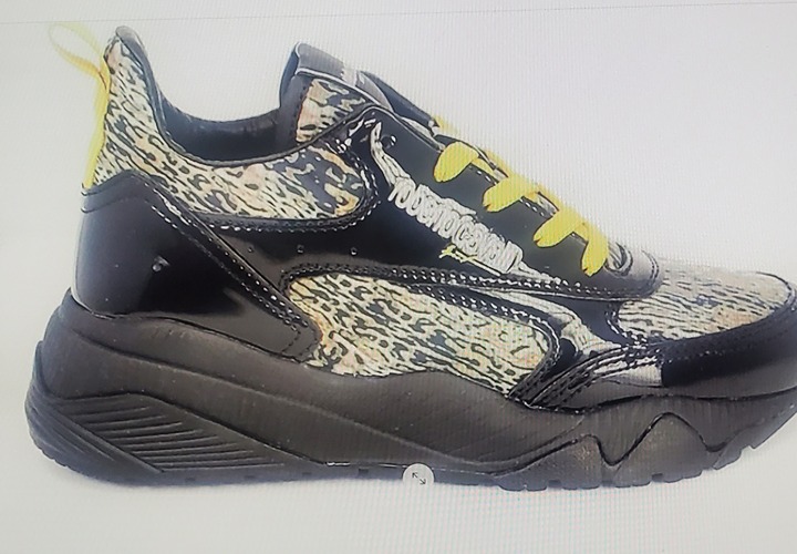 Roberto Cavalli SPORT Animal-Print Chunky Sneakers FITS SIZE 7