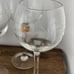 Balloon Wine Goblets Etched Red Wine Glasses mismatched set of 4 party mix