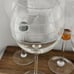 Balloon Wine Goblets Etched Red Wine Glasses mismatched set of 4 party mix