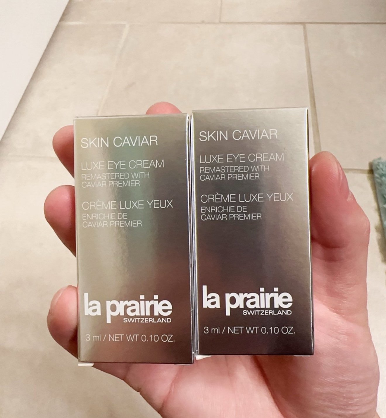 La Prairie eye cream 2*3ml
