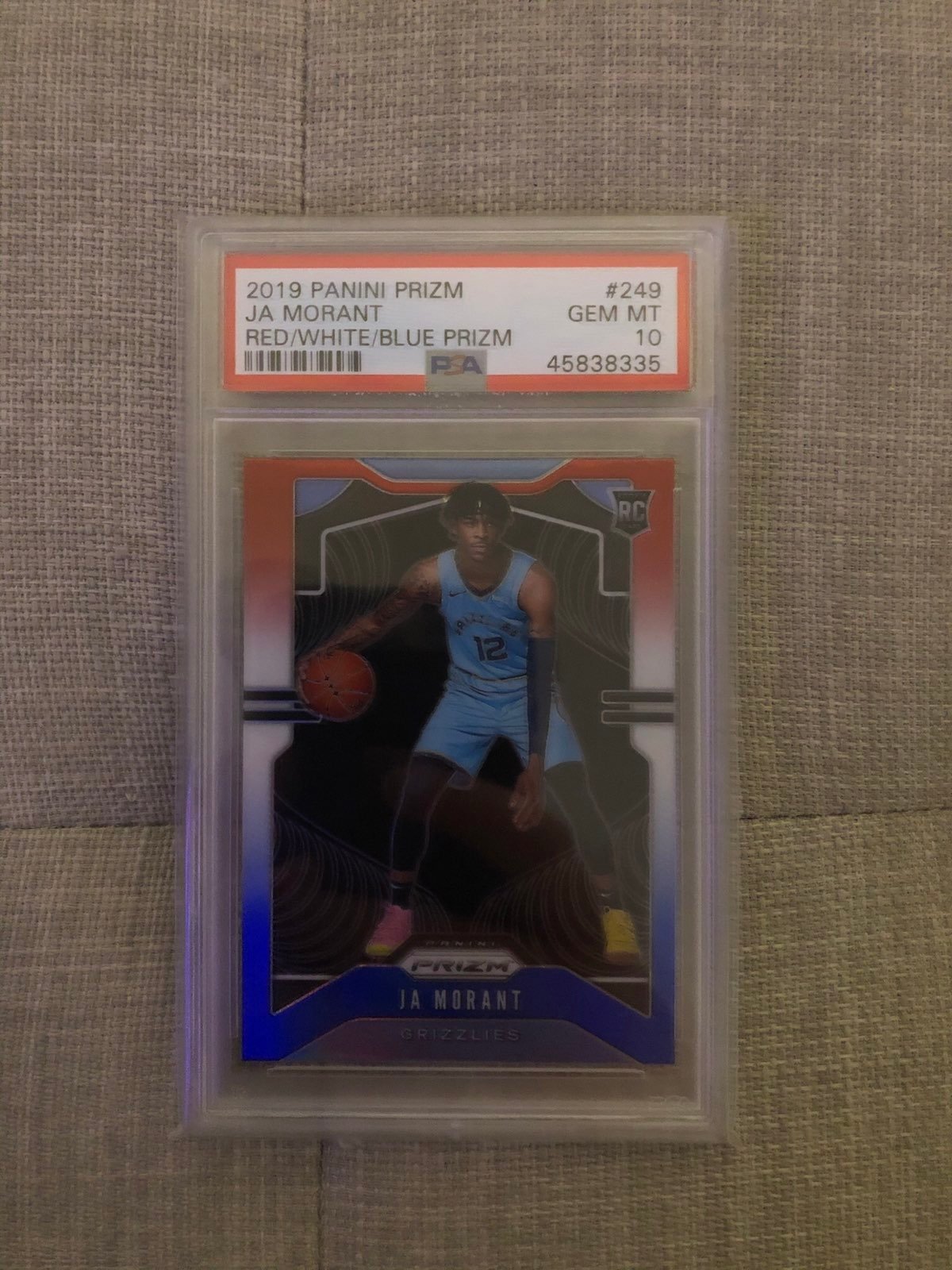 2019 prizm red /white/blue Ja Morant