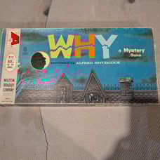 Milton Bradley 1958 Alfred Hitchcock Why a mystery game