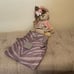 Coach Duffle Bag & Case Zebra Putty Like New Used Once