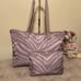 Coach Duffle Bag & Case Zebra Putty Like New Used Once