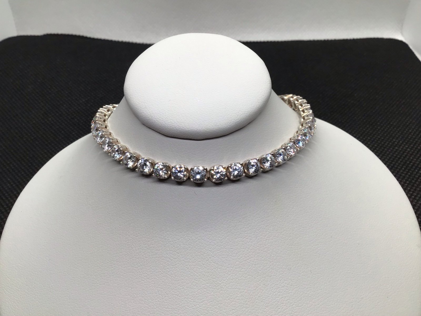 Sterling Silver Tennis Bracelet 8”