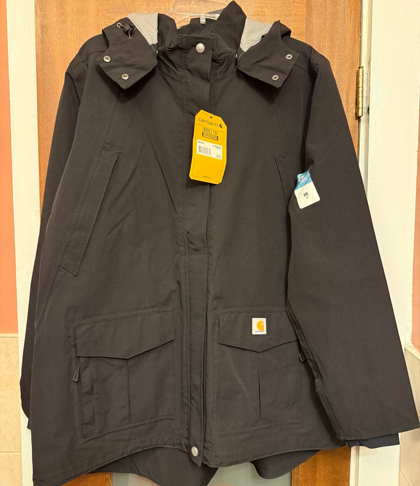 Carhartt Black Storm Defender Heavyweight Jacket -Model 0J2382-W-XXL (20)