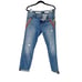 Anthropologie Pilcro Embellished Slim Boyfriend Jeans Women's Sequins Blue Sz 27