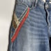 Anthropologie Pilcro Embellished Slim Boyfriend Jeans Women's Sequins Blue Sz 27