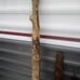 Hand carved walking sticks with self defense in mind