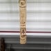 Hand carved walking sticks with self defense in mind