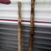 Hand carved walking sticks with self defense in mind