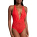 We Are HAH Comin' In Haht Lace Bodysuit XS Siren Red