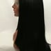 Slay queen black double braid lace wig