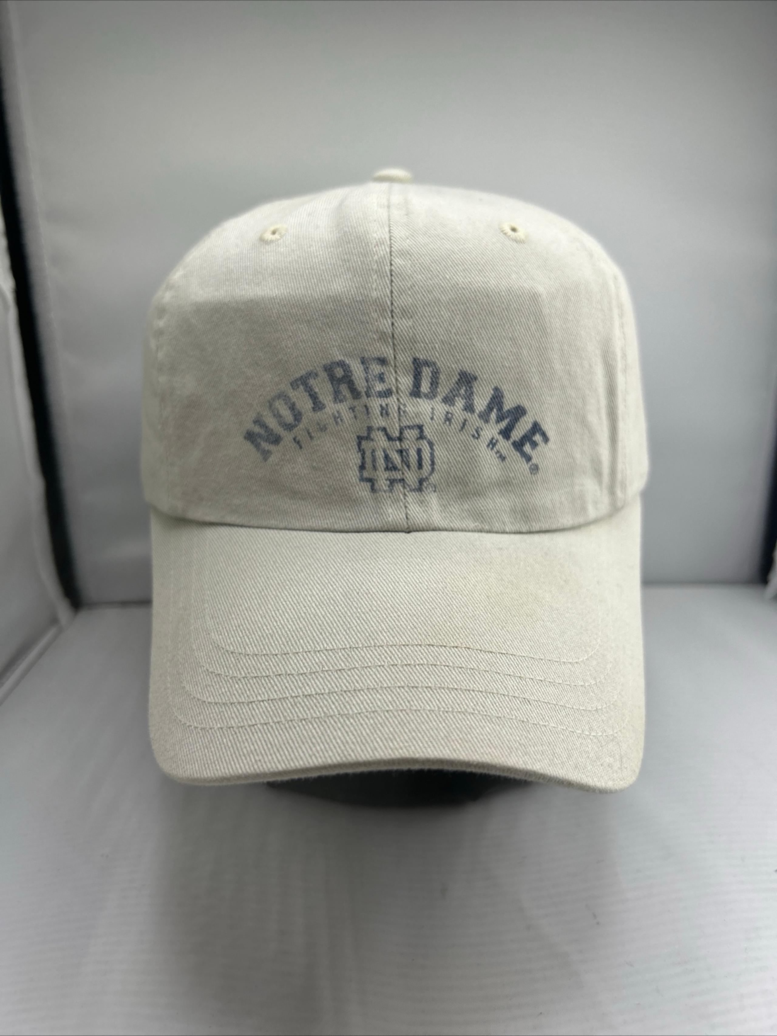 Vintage Notre Dame Hat Adjustable Strap Cap Hat