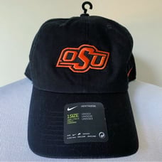 Nike OSU Oklahoma State Cowboys Hat Mens Womens Adjustable NCAA Basketball Black