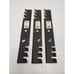 Rotary 15-6298 Lawn Mower Blades for 17” Cut For Dixon Gravely 3 Pack