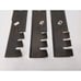 Rotary 15-6298 Lawn Mower Blades for 17” Cut For Dixon Gravely 3 Pack