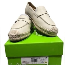 New Sam Edelman women's Kai ivory leather loafers size 8.5