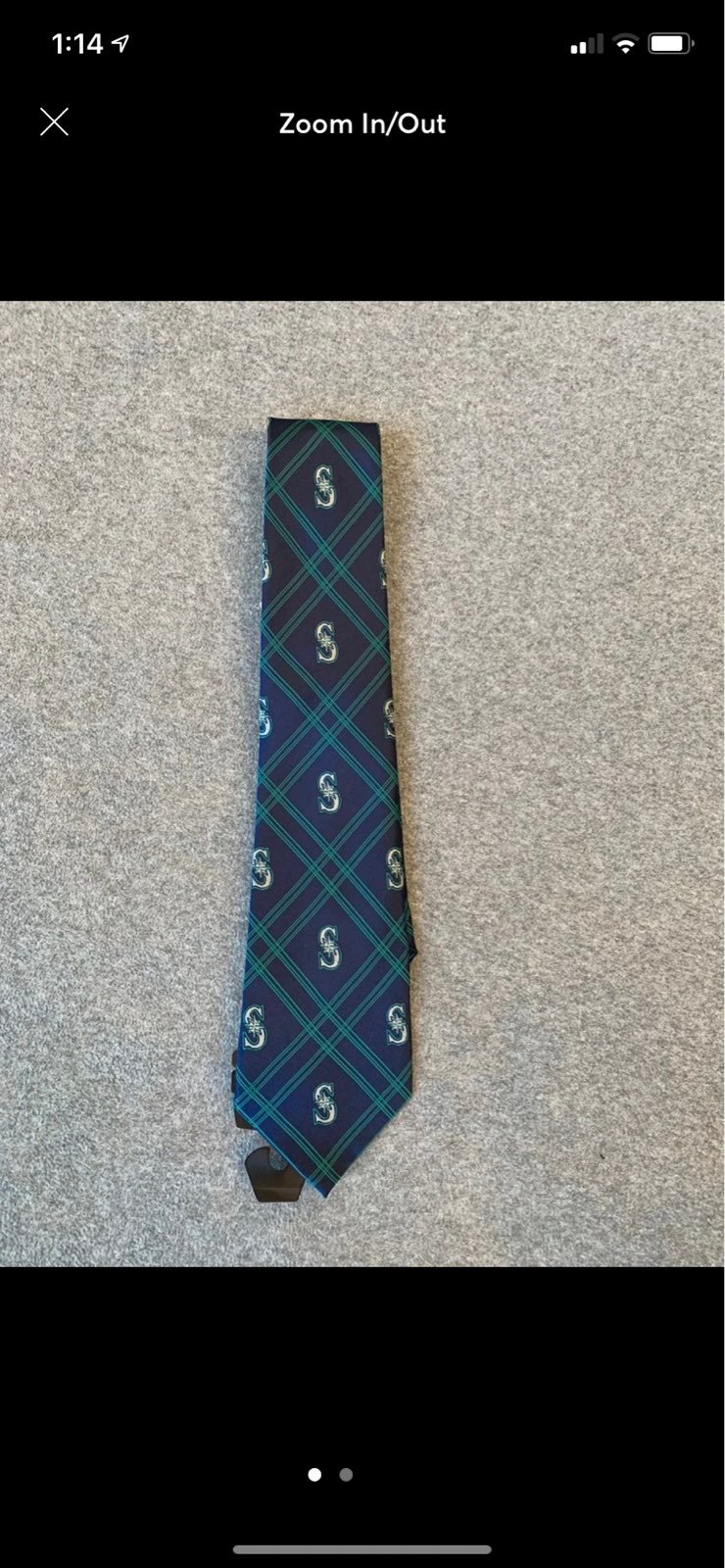 NWT Seattle Mariners Tie