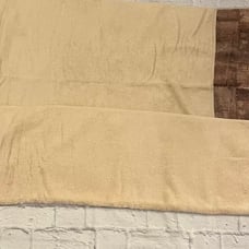 CROSCILL Cream Brocade Gold Decorative Hand Towels 25x 45 Set Of 2