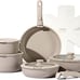 15pcs Pots and Pans Set, Nonstick Cookware Set Detachable Handle