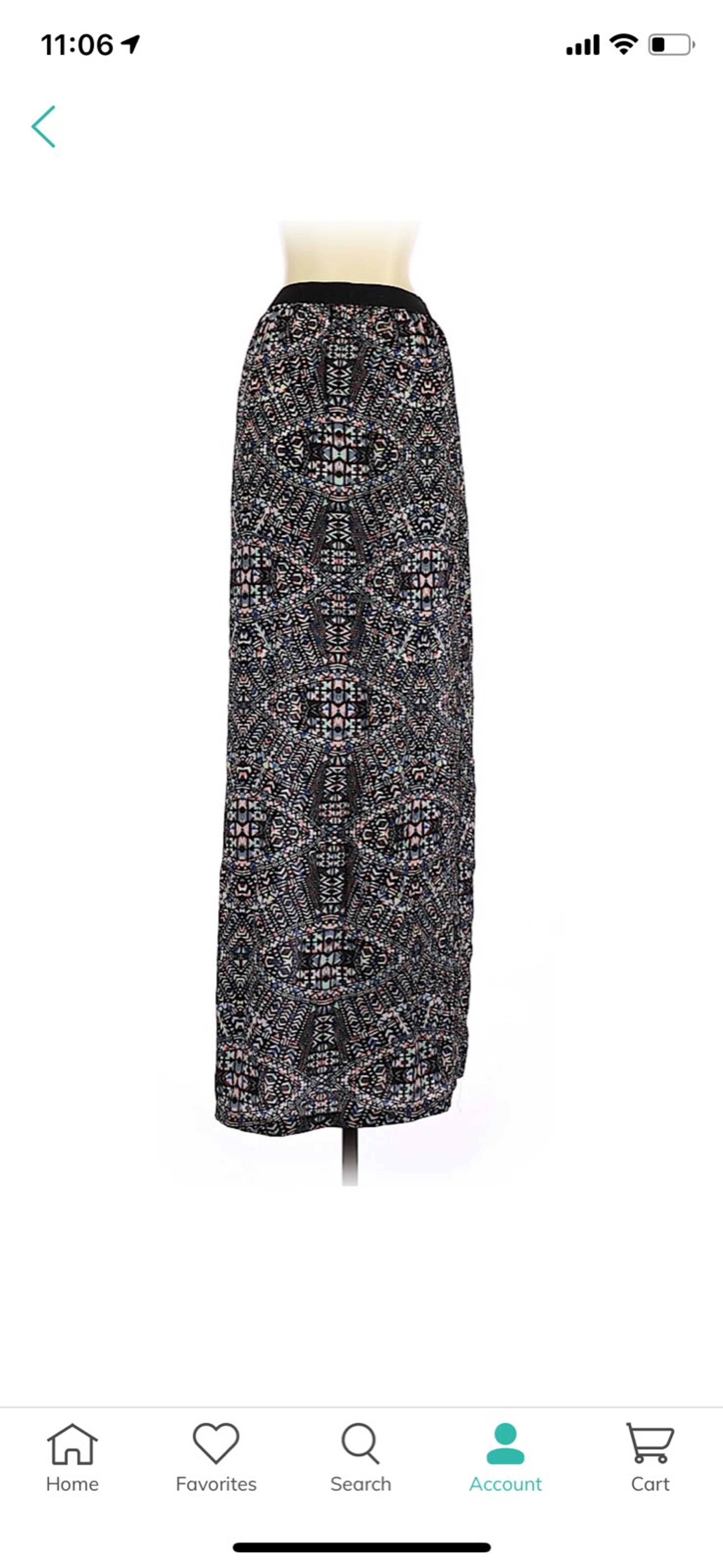 kendall and kylie maxi skirt