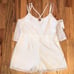NEW Dolce Vita White overlay Strappy Romper M