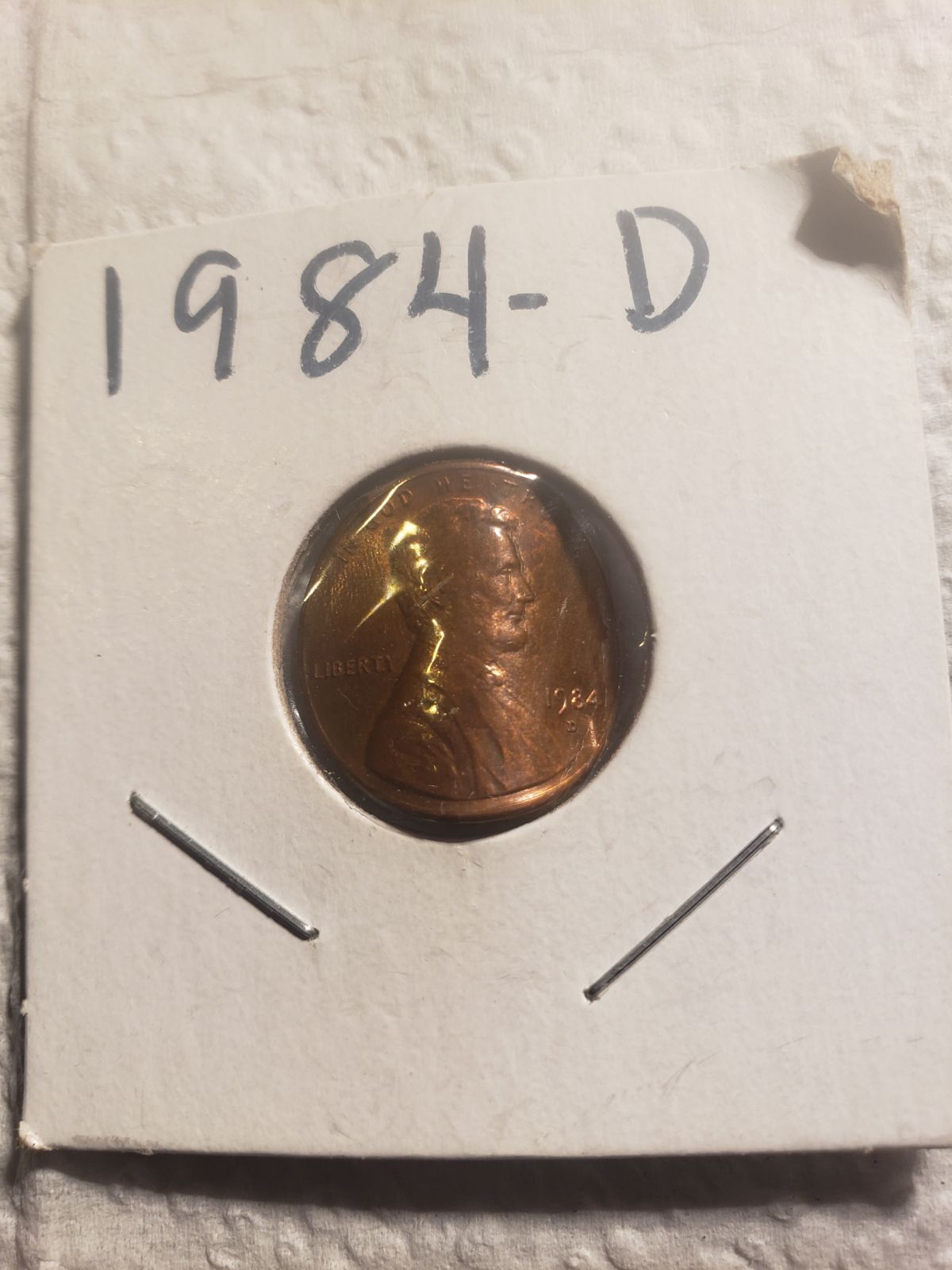 1984 d Lincoln one cent