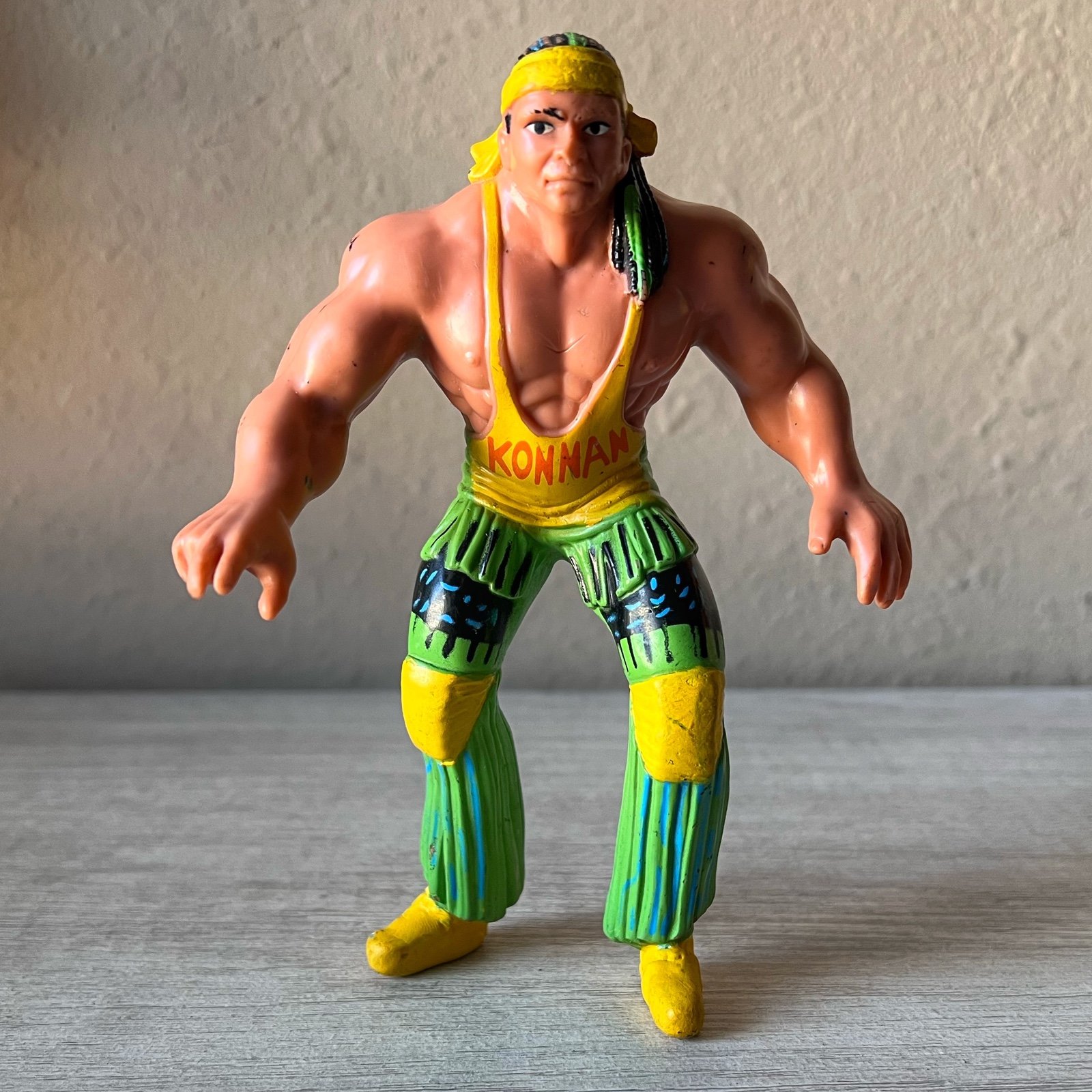 Vintage 1994 Kelian AAA Konnan “El Barbaro Rapero” 6” Action Figure WCW WWE