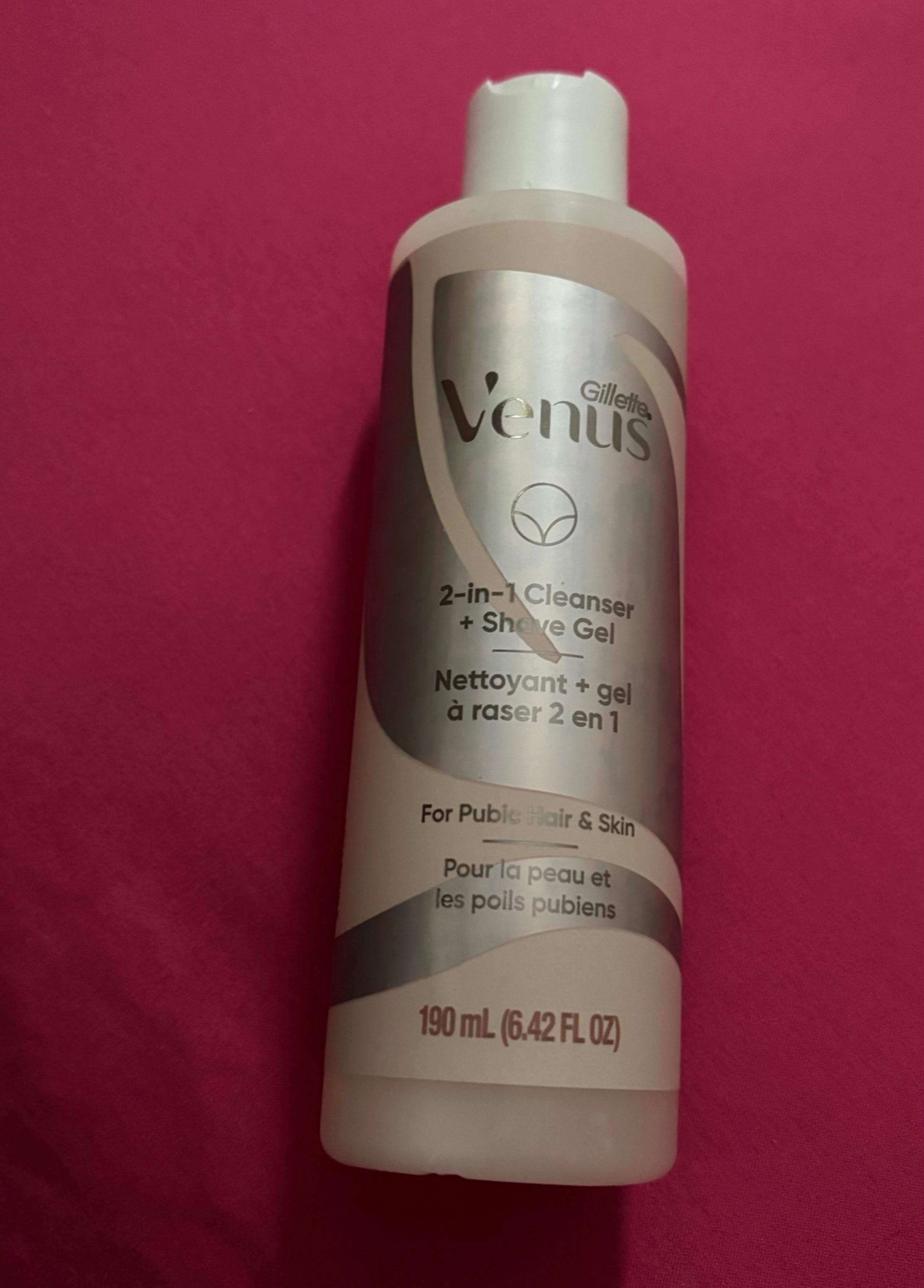 Venus 2-in-1 Cleanser + Shave Gel for Pubic Hair and Skin6.42 oz - Gillette