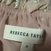 Rebecca Taylor Metallic Clip Ruffle Cami Silk Top Size 4