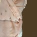 Rebecca Taylor Metallic Clip Ruffle Cami Silk Top Size 4