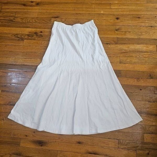 Peruvian Connection A-line Maxi Skirt Size Medium Pime Cotton
