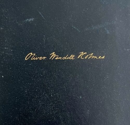 Oliver Wendell Holmes Complete Poems 1906 Poetry HC Book w/ Engraving E62