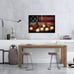 Golf Canvas Wall Art Retro golf ball with American flag painting artwork